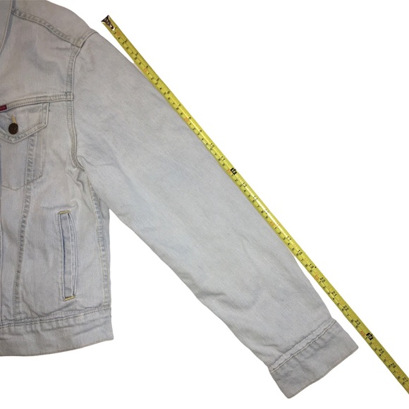 Y2K / 1990s Jean Jacket Vintage Denim Sherpa Lined Grit Iron Workwear 1929 Large - Picture 15 of 16